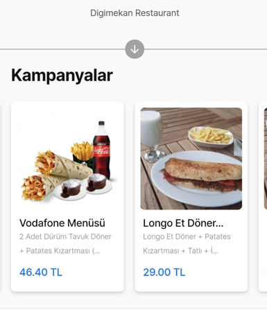 KOLAY MENÜ - Kampanyalar - Online Restoran Menüsü